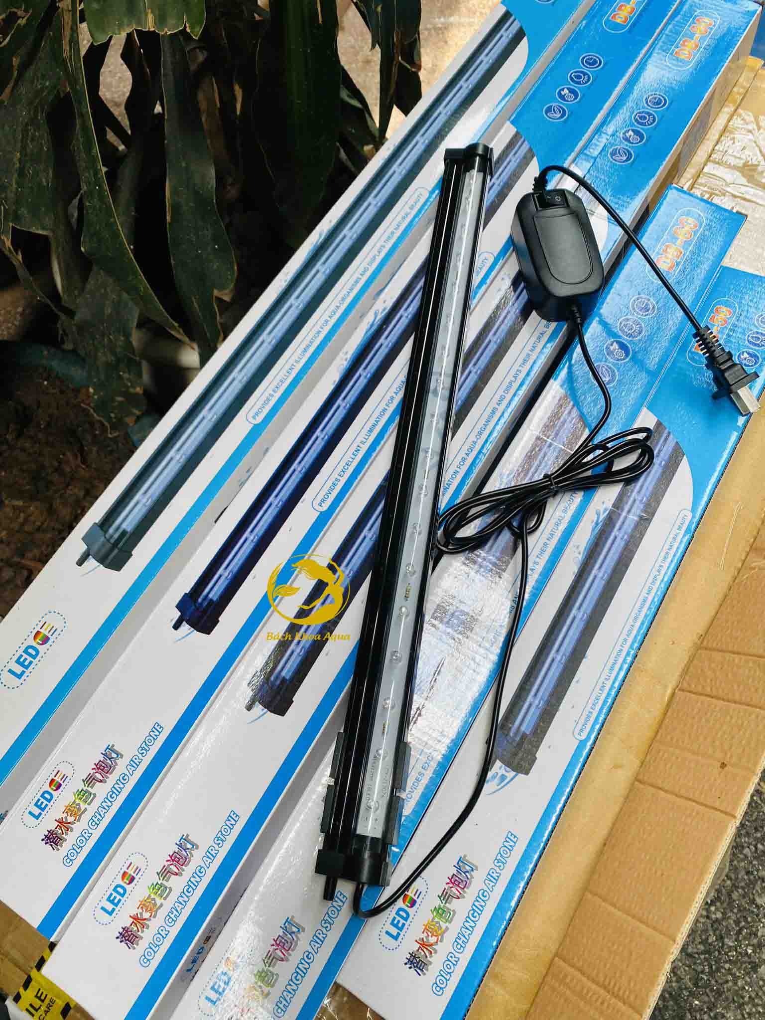 Thanh sủi kết hợp đèn Led đủ kích thước cho bể cá